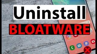 How to uninstall Bloatware using command prompt