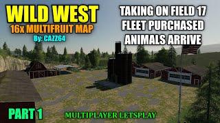 Part 1 Wild West 16x Multifruit Map Multiplayer Letsplay Farming Simulator 19