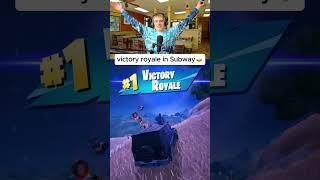 bro playing in Subway#fortnite #streamer #irlstream