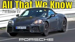 2025 Porsche 718 Boxster EV All That We Know