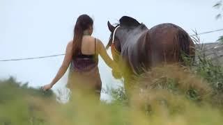 How to teach riding a horse Free Riding Girl Training Her Horse At Country Side #13