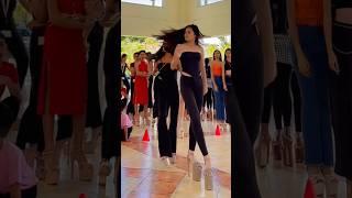 Strut School in Session ️ || high heel #highlights#fypジ#DVMA #model #heels @Maytripolii