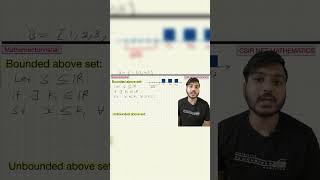 "Mastering CSIR NET Mathematics: Real Analysis on Sets, Bounds, and Key Concepts"#csirnetmaths