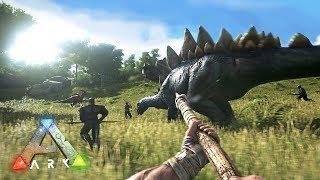ARK: Survival Evolved - TAMING DINOSAURS!! (ARK Ragnarok Gameplay)