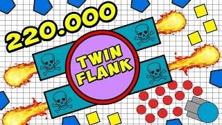 Diep.io ► ПРОКАЧКА, ГАЙД и ТАКТИКА TWIN FLANK ► САМЫЙ СИЛЬНЫЙ ТАНК МИРОВОЙ РЕКОРД