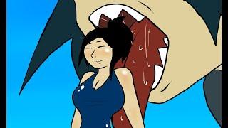 An hungry Kaiju Girl (Vore Animation)