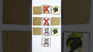 Italian Braintrot Cardboard Game Matching same card diy game #italianbrainrot #meme #art #viralvideo