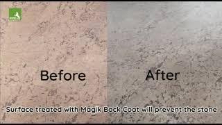 how to protect Italian marble from rust and watermark stain | Chemical back coating for all  Marble