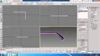 Уроки 3Ds Max. Модификатор Sweep в 3D Max. Шпаргалки часть 19.Проект Ильи Изотова.