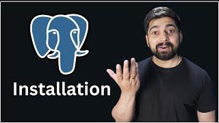 Effortless postgreSQL installation instructions