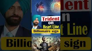 Trident on Heart Line Billionaire Signs Hand Dikki Palmistry #astrology #palmistry #dikkipalmistry