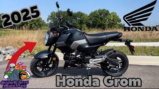 2025 HONDA GROM Close Look Walk Around and Short Ride/Review