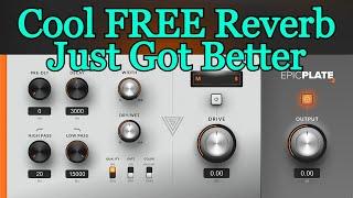 Awesome FREE Plate Reverb VST Plugin Got Better! - epicPLATE mkII by Variety Of Sound - Review