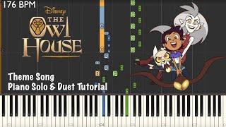 Disney's The Owl House ~ Theme Song ~ Piano Solo & Duet Tutorial