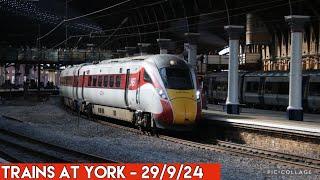 Trains at York - 29/9/24