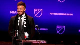 David Beckham's 'dream comes true' as he launches new MLS Miami team