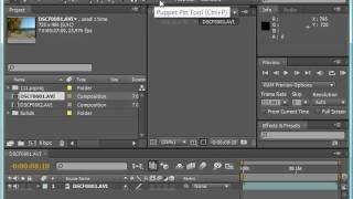 Интерфейс Adobe After Effects CS4