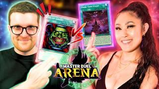 Can I BEAT the Master Duel Arena Creator in Classic Yu-Gi-Oh! ft. @Cimoooooooo