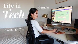 A realistic day in the life of a designer, catching covid, tech burnout, new apartment | vlog