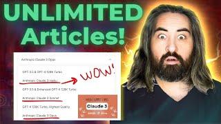  SEOWriting AI With Unlimited Articles & Claude 3?