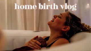 HOME BIRTH VLOG | *raw and real* unmedicated water birth