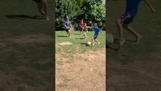 Backyard soccer fun #futbol #soccer #goals #shorts