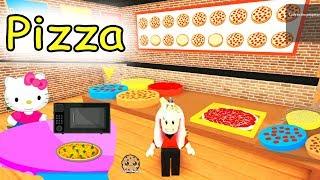 Cashier Work at a Pizza Place Restaurant Roblox - Let's Play Online Games