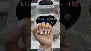 I love rhinestones  #nails #nailinspo #nailtutorial #beauty #frenchtips #manicure #bling #rnb