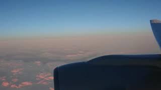 Flying over Greenland an American Airlines Flight 71 November 18