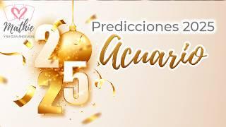 DINERO Y ABRECAMINOS EN 2025acuario Predicciones 2025  #acuario2025 #acuario #acuarioamor #amor