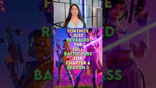 Fortnite just Revealed the Full battle pass for Chapter 6 season 3