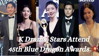 Byeon Woo Seok,Jung Hae In,Kim Go Eun,HanJiMin,ParkJu Hyun & Others Attend 45th Blue Dragon Awards