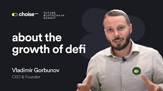 Vladimir Gorbunov about the growth of DeFi at Future Blockchain Summit 2022 in Dubai