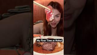 Everything I ate my first time at Nobu! #foodie #shorts #eating #nobu #japanesefood #nycfood #sushi