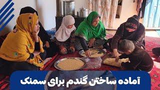 ولاگ‌فامیلی/رفتیم خانه کاکایم‌ بخاطر آماده کردن گندم