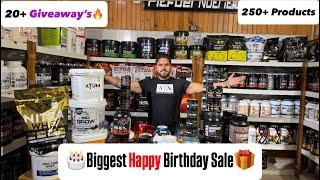 Biggest Happy Birthday Sale Ever  20+ Giveaway 250+ Products | 4 Days Dhamakaa | Fitfuel Big Sale