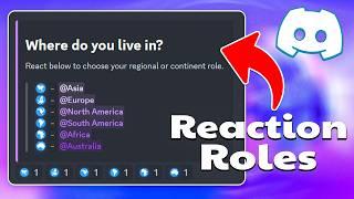 How To Setup Discord Reaction Roles with Sapphire Bot