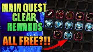 Main Quest ALL REWARD Free Kilos Tier 2 Set, Ancient Weapon+20 & Ancient Frozen Heart Jades