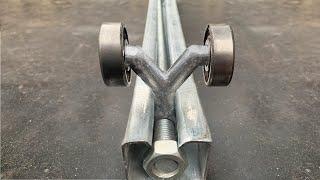 AMAZING!! Creative craftsmen make Metal Vise from old bearings | Homemade Chain Vise at home