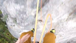 Lead ROPE SOLO: FALLING tests with new anchor system