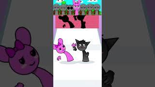 Incredibox Sprunki Gray and Pinki Running Animation #sprunki #animation #incredibox