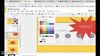 How to Color your Layout in Google