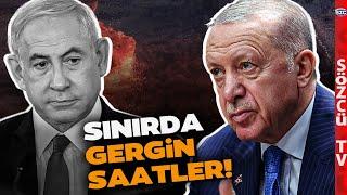 Türkiye Sınırında Sıcak Saatler! İsrail Havadan Karadan Suriye'ye Saldırdı