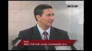 Valor Agregado 120710 - Entrevista a Jose Carlos Lumbreras sobre Peru Top 10,000 Empresas