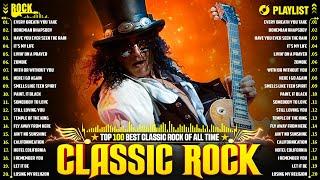 Guns N' Roses, Bon Jovi, Metallica, ACDC, U2, Queen, Aerosmith  Classic Rock 70s 80s 90s Full Album