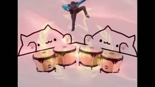 Bongo Cat MEME | SLAVIC HARDBASS (RUSSIA) | Compilation 2018