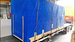 NOVACUT 106 ER - Autoplaten® die-cutter machine being delivered