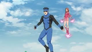 Invincible Season 3: Invincible And Eve vs Mister Liu Full Scene
