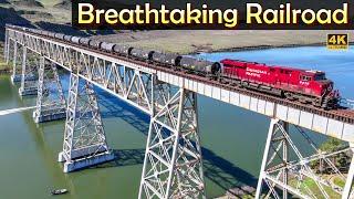 Breathtaking Northwest Railroad: The Ayer Subdivision (4K) | March 2024