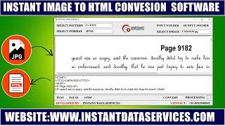 How to Use Image to Html Converter Software for PC  Free Html Conversion Software